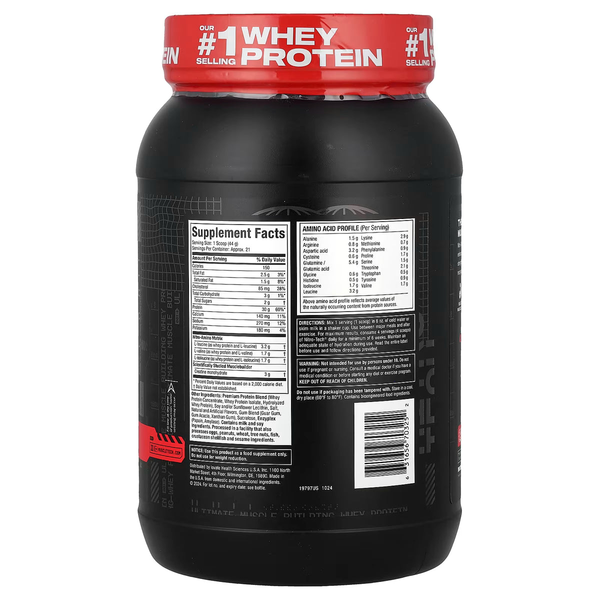Nitro Tech Proteína + Creatina - 2 Lb