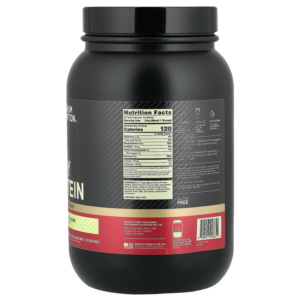 Gold Standard Whey ON - 1.98 Lb