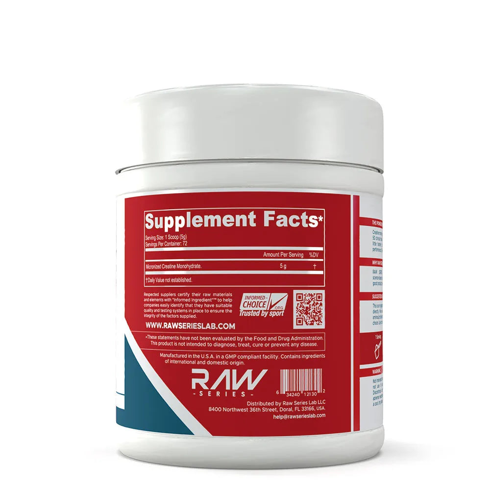 Creatina Raw Lab Grade - 360g