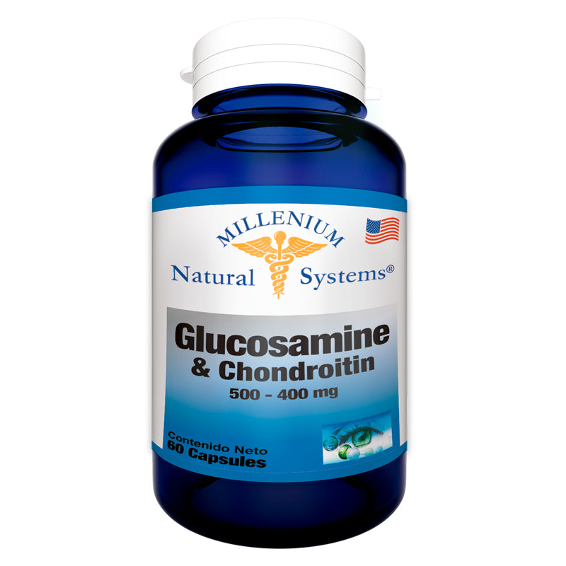 Glucosamina y Condroitina - 500mg- 400mg 60 Softgels