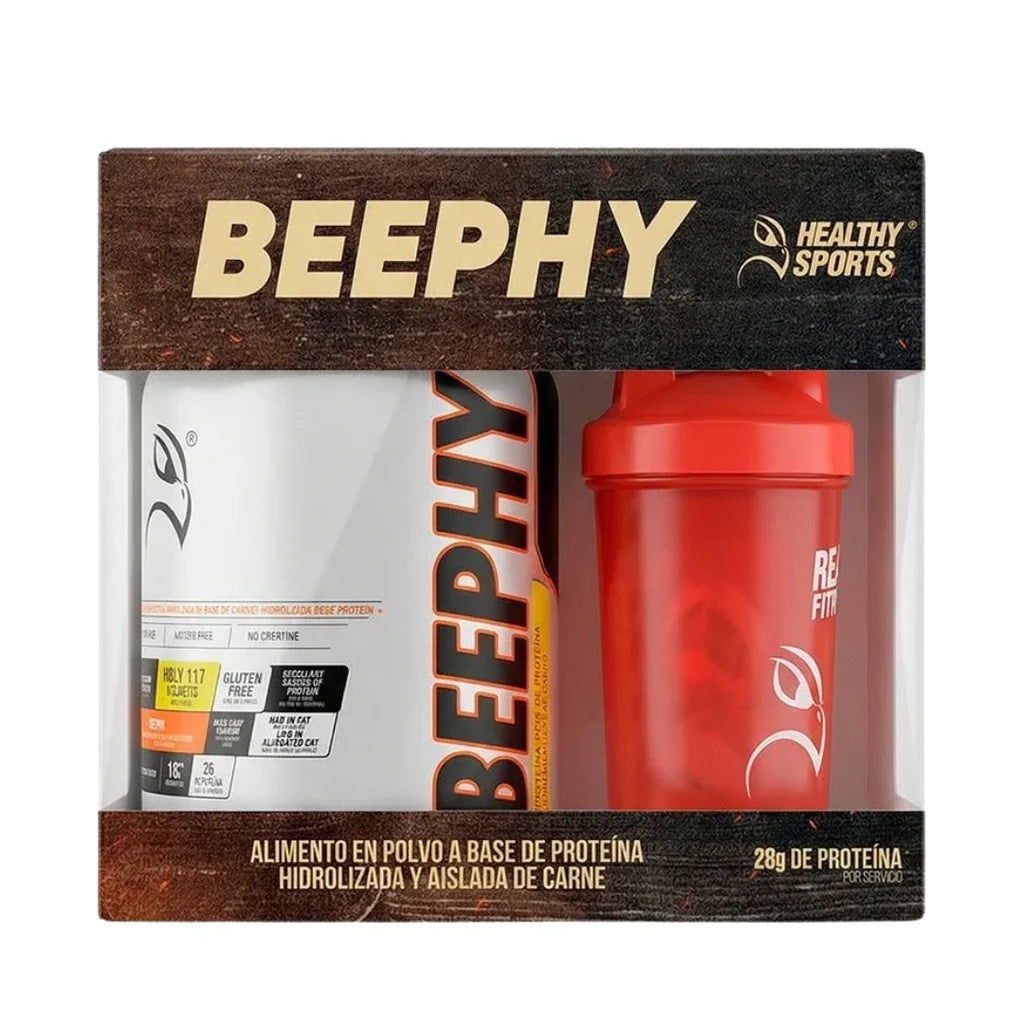 Beephy Proteína de Carne Aislada - Kit + Shaker