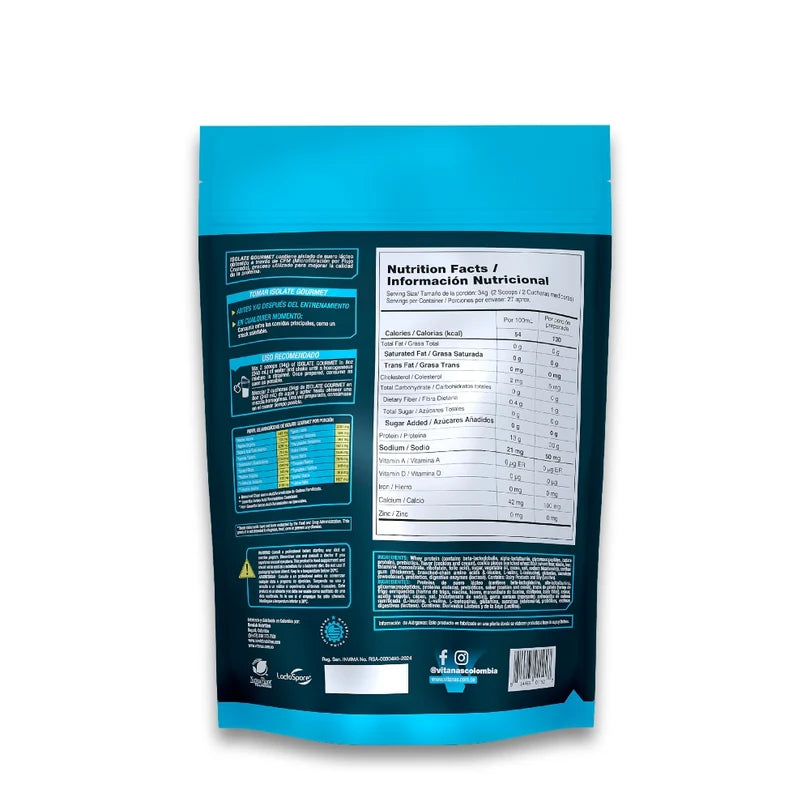 Vitanas Isolate gourmet 2lb
