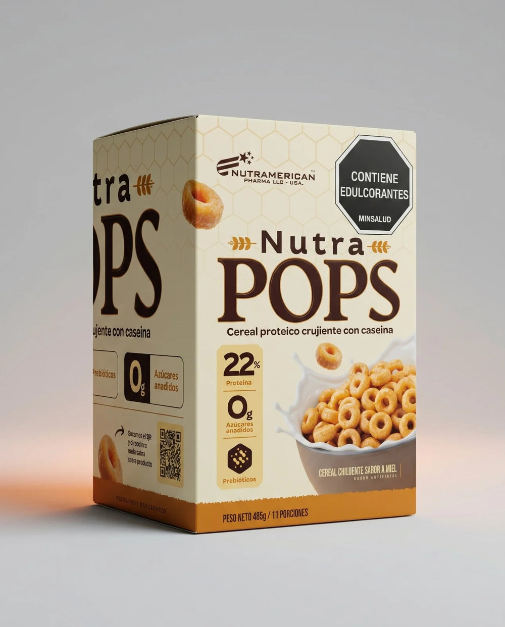Nutra Pops Cereal Proteico - 495g